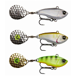 Savage gear SVS77059 Fat Tail Spin Поппер 55 мм 9 грамм Многоцветный Lemon Back Flash