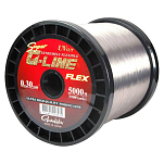 Gamakatsu 005130-00024-00000-00 Super G-Line Flex Мононить 5000 м Бесцветный Clear 0.240 mm 