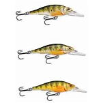 Live target YP73M100 Yellow Perch Jerkbait YP 73M Плавающий Пескарь 73 mm 11g Золотистый Natural / Matte