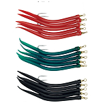 Kinetic F192-007-054 Gummi Makk Колючий Одноглазый Крючок 5 единицы измерения Многоцветный Black 12/0 