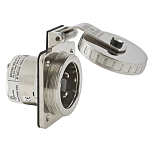 Hubble 36-HBL504SS 50A Заглушка из нержавеющей стали Серебристый Silver