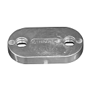 Купить Цинковый овальный анод Tecnoseal Sea Ray 00266 207x110x31мм 7ft.ru в интернет магазине Семь Футов