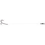 Prowess 86PEBFD06 Fluoro D Rig Крюк Бесцветный  Silver 6 