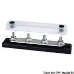 Heavy-Duty bus bar with cover, 14.307.14