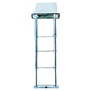 Купить Forniture nautiche italiane 3030384 4 Шаги Нержавеющая сталь Сталь Лестница Бесцветный Silver 7ft.ru в интернет магазине Семь Футов