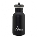 Купить Laken BSF50NE Нержавеющая сталь Basic Flow бутылка 500ml Бесцветный Black 7ft.ru в интернет магазине Семь Футов