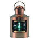 Купить Бортовой огонь масляный DHR 8311G/O зеленый 240 x 115 мм 50 мл/до 15 часов из латуни 7ft.ru в интернет магазине Семь Футов