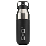 360 degrees 360SSWINSIP750BLK Изолированная широкая горловина + узкая горловина с магнитной пробкой 750ml Черный Black