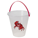 Купить Kinetic D188-095-OS Little Viking Crab Ведро Белая  Clear 7ft.ru в интернет магазине Семь Футов