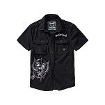 Brandit 61015-2-7XL Рубашка с коротким рукавом Motörhead Vintage Черный Black 7XL