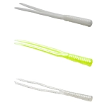 Zoom bait 11008046 Мягкий приманка Split Tail Trailer 101 mm Chartreuse Pearl