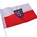 Флаг - Тюрингия с гербом