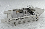 Моторная лодка, Неман 450 DCM PRO, зелёно-серая NEM450DCM-PRO_g-gr