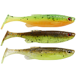 Savage gear SVS76960 Fat Minnow T-Tail Мягкая приманка 5g 50 единицы Firecracker