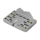 Купить Цинковый анод Tecnoseal 00901 117x80x38мм пластинчатый для двигателей OMC 100-245л.с. 7ft.ru в интернет магазине Семь Футов