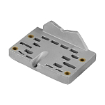Цинковый анод Tecnoseal 00901 117x80x38мм пластинчатый для двигателей OMC 100-245л.с.
