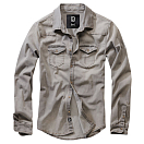 Купить Brandit 4020-169-4XL Рубашка с длинным рукавом Riley Denim Серый Grey Denim 4XL 7ft.ru в интернет магазине Семь Футов