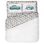 Camco 17-53299 простыня Short Queen  Multicolour RV Print