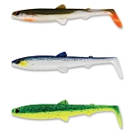 Westin P143-644-006 Bullteez Shadtail Мягкая приманка 75 mm 4g 3 единицы Tiger Perch