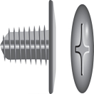 Купить Seachoice 50-59549 Phillips Pan Head Bow Eye T/S 10 Единицы Серебристый Silver 4 x 1/2´´  7ft.ru в интернет магазине Семь Футов