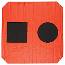 Купить Orion safety products 191-925 Флаг бедствия Красный Orange / Black 7ft.ru в интернет магазине Семь Футов