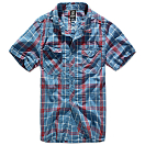 Купить Brandit 4012-42-3XL Рубашка с коротким рукавом Roadstar Голубой Red / Blue 3XL 7ft.ru в интернет магазине Семь Футов