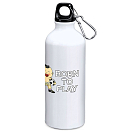 Купить Kruskis MD4049S101K156 Born To Play Football 800ml Алюминиевая бутылка Бесцветный White 7ft.ru в интернет магазине Семь Футов