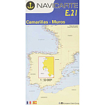 Navicarte 105121221 E21 R-12 Морские карты Камариньяс-Мурос
