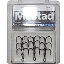 Купить Mustad 7021560528295 тройной крючок Ultrapoint 36300 NPBLN Black Nickel 1/0 7ft.ru в интернет магазине Семь Футов