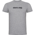 Kruskis CA65500658C079 Футболка с коротким рукавом Sealife Lover Серый Heather Grey 3XL