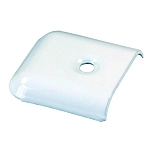 Jr products 342-49655 Металлический колпачок для винила Серебристый Polar White 34.92 x 31.75 x 31.75 mm
