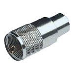 Glomex GLORA131 Штекерный разъем PL RG213 259 RG213 Серебристый Nickel Plated