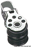 Двухшкивный мини-блок из полиамида и нержавеющей стали Viadana 17 мм 300 кг 5 мм, Osculati 55.090.04