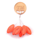 Купить SPRO 004170-01704-00000-00 Rugby Pilots Пробки Красный  Red 10 x 20 mm  7ft.ru в интернет магазине Семь Футов