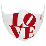 Otso FM-LOVE20-ULXL Маска для лица Белая  Love L-XL
