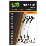 Fox international CCR201-UNIT одноглазый крючок Edges™ SWGO Chod Green 4
