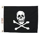 Купить Taylor 32-1818 Jolly Roger Флаг Черный  12 x 18´´  7ft.ru в интернет магазине Семь Футов