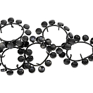 Нейлоновая шайба с колпачком / черная / 14 мм