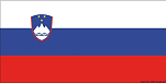 Флаг Словении гостевой 50 х 75 см, Osculati 35.441.04