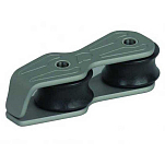 Rutgerson marine RSB600022 Алюминий 2 Шкивы Натяжной шкив Grey / Black 40 mm