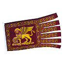 Купить Adria bandiere 5252412 Флаг Венеции  Brown / Yellow 12 x 24 cm  7ft.ru в интернет магазине Семь Футов