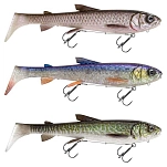 Savage gear 1636546 Мягкий приманка 3D Whitefish Shad 450g 380 mm Glitter Perch 16x23x56