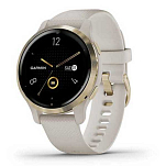 Garmin 010-02429-11 Venu 2S Часы Бежевый  Beige / Light Gold