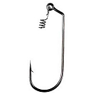Купить Mikado HS777-4/0 Sensual С весенним техасским крючком Серебристый Black Nickel 4/0  7ft.ru в интернет магазине Семь Футов