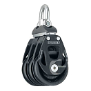 Купить Harken 6240 45 Mm Тройной поворотный шкив Черный Black / Silver 7ft.ru в интернет магазине Семь Футов