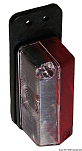 Боковой габаритный фонарь с резиновым основанием 116 x 45 x 45 мм Бело / Красный, Osculati 02.022.02