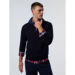 North sails 699778-0802-XL Свитер с полумолнией 12Gg Голубой Navy Blue XL