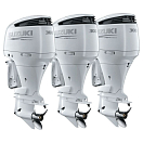 Тройка из 2 моторов Suzuki DF300APX+ 1 мотор DF300APXX, белые 3xDF300AP_white