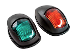 Огни ходовые светодиодные, комплект, черный корпус, 10-30 В Anheart Marine E011005-BKC