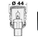 Топовый огонь Utility Compact белый 225° 12 В 5 Вт в чёрном корпусе для судов до 12 м, Osculati 11.412.03